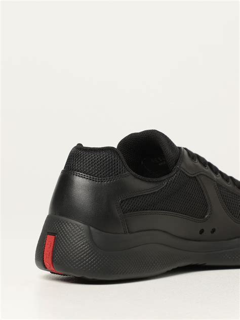 prada 4e3400|PRADA: sneakers in calfskin and mesh .